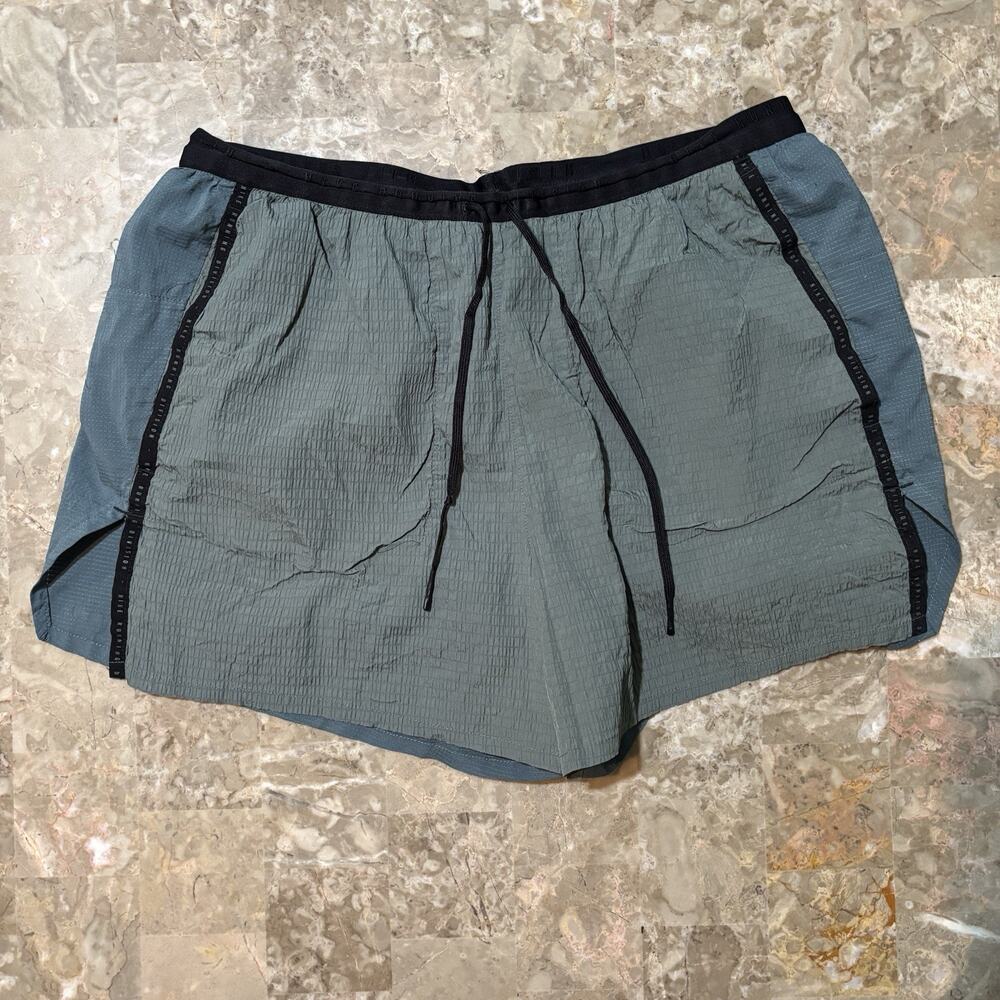 Nike Running Division Shorts Mens Medium Green Flex Stride 4” Lined DA1300